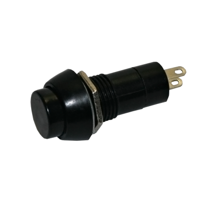 Mod. 935. Pulsador circuito abierto 2A, negro