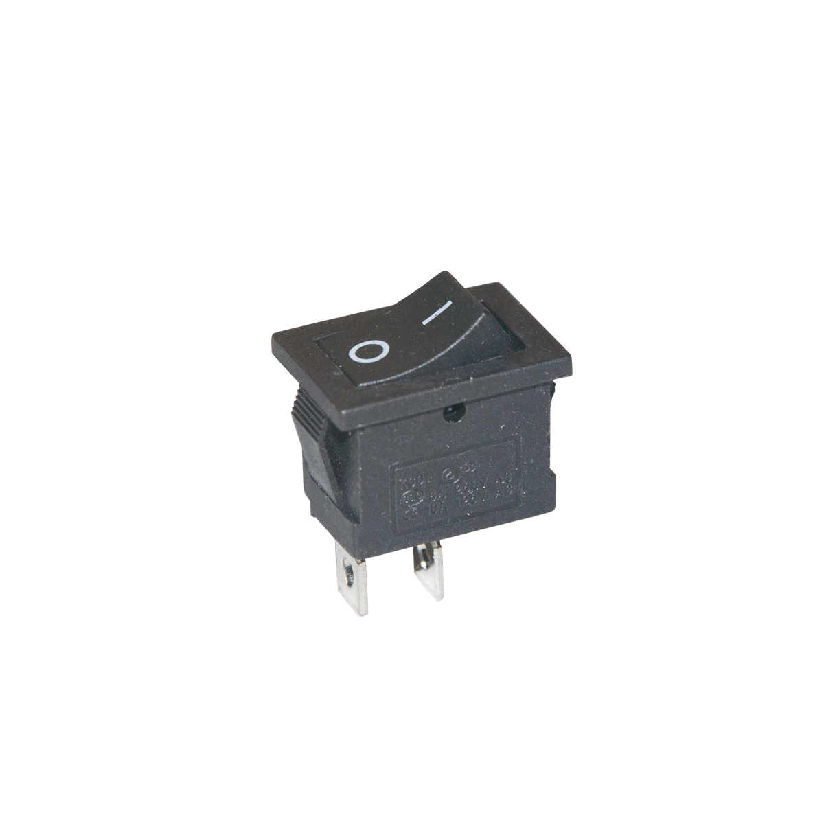 Mod. 990. Interruptor unipolar 6A. Negro