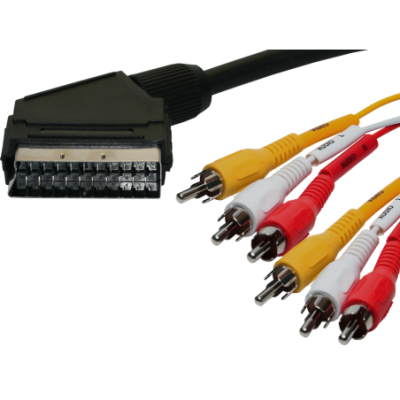 Adaptador Euroconector SCART/RCA > Informatica > Cables y Conectores >  Cables Audio/Video