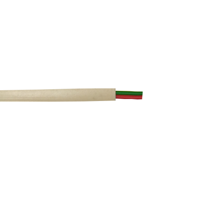 Mod. 1295/2. Cable telefónico plano 2 vías. marfil