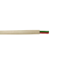 Mod. 1295/2. Cable telefónico plano 2 vías. marfil