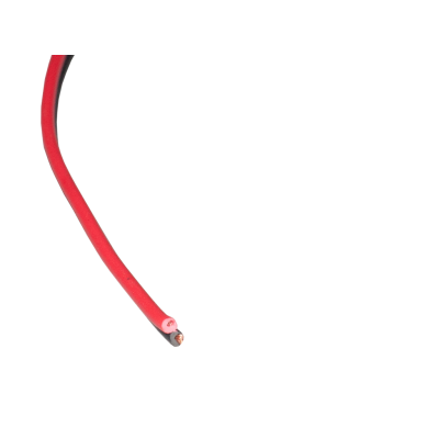 Mod. 1195/15. Cable audio bicolor rojo/negro