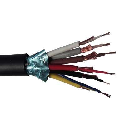 Mod. 1198-10. Rollo cable audio-vídeo estéreo IN/OUT. 10m