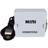 Mod. 1975-A. Convertidor HDMI a VGA+audio