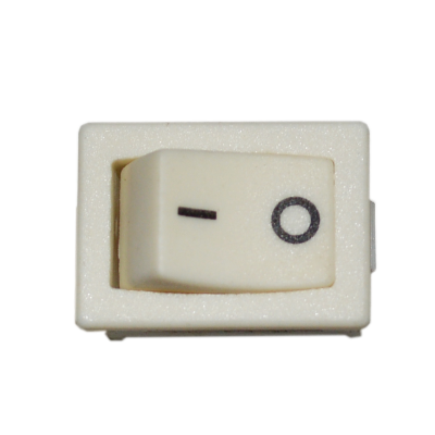 Mod. 990-B. Interruptor unipolar 6A, blanco