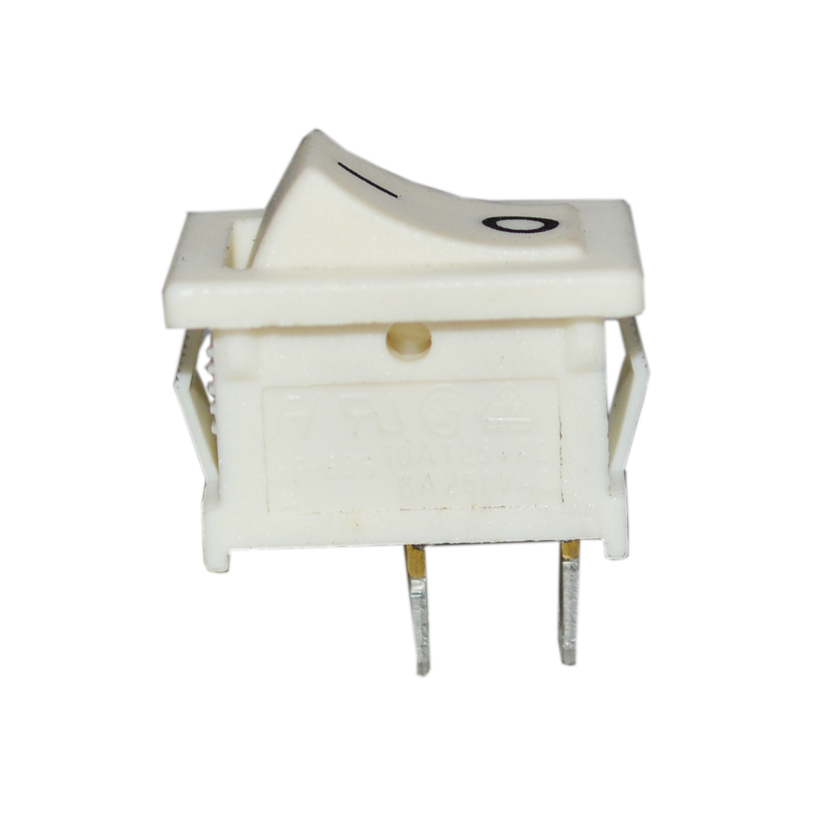 Mod. 990-B. Interruptor unipolar 6A, blanco