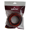 Mod. 1195/10. Cable audio bicolor rojo/negro