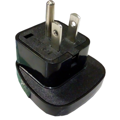 Mod. 318-C. Adaptador de viaje de uso temporal americano