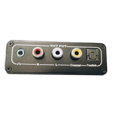 Mod. 6130. Convertidor de audio digital a analógico con regulador de volumen