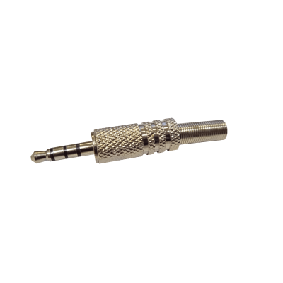 Mod. 217-M. Conector audio macho metálico 3.5mm