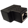 Mod. 1268/A6. Adaptador modular 8P8C triple hembra Cat6 semi-blindada
