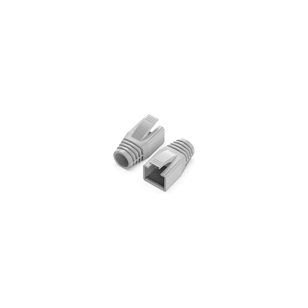 Mod. 1289-B/C8. Cubierta para modulares RJ45 (8P8C) Gris. Diám.8mm