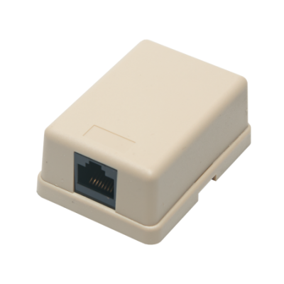 Mod. 1256. Caja telefónica modular superficie RJ45 (8P8C)