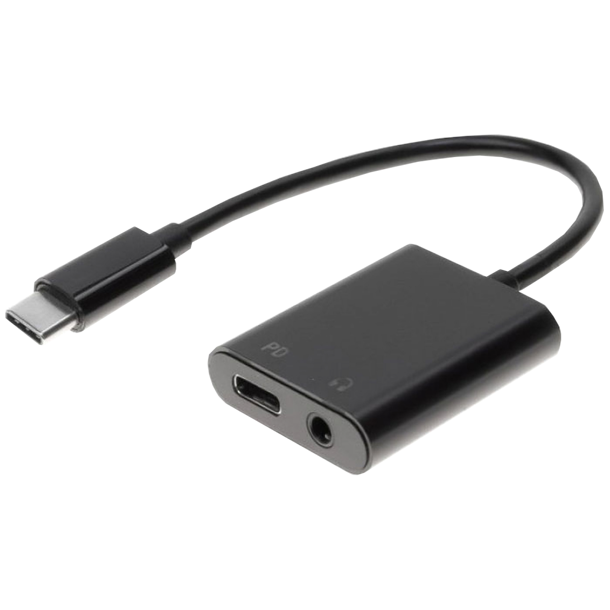 1993-P. Adaptador USB C macho a USB C hembra con jack 3,5mm