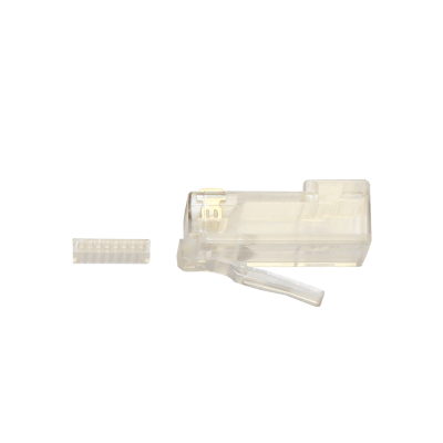 Mod. 1290/8-G-25. Conector telefónico modular macho RJ45 (8P8C) Cat6a*25pzs*