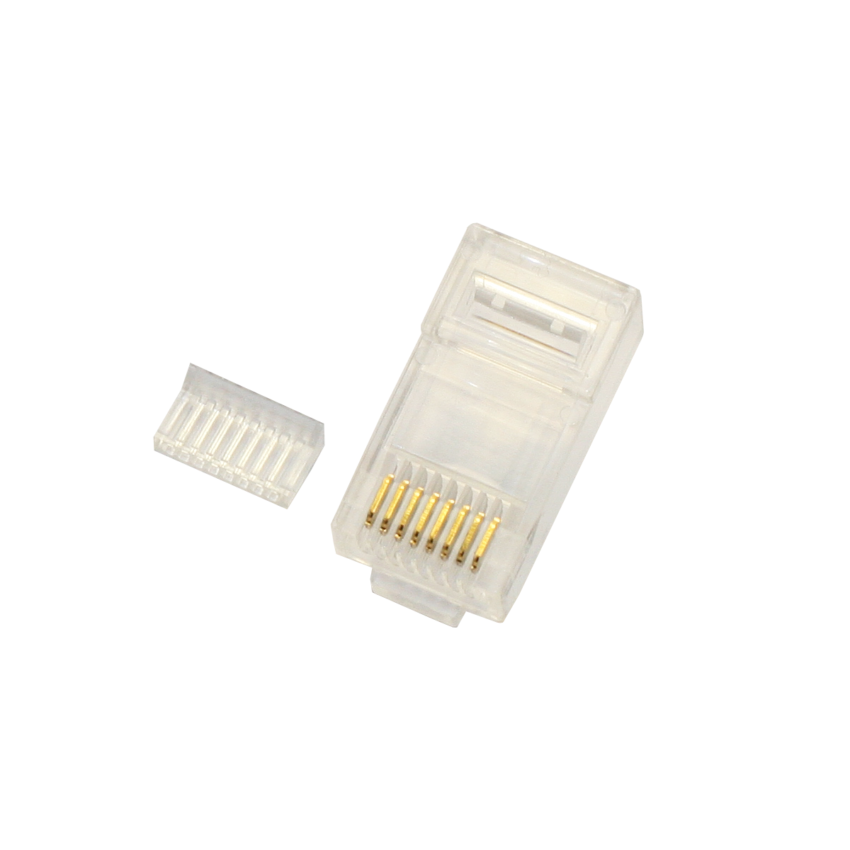 Mod. 1290/8-G-25. Conector telefónico modular macho RJ45 (8P8C) Cat6a*25pzs*