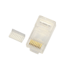 Mod. 1290/8-G-25. Conector telefónico modular macho RJ45 (8P8C) Cat6a*25pzs*