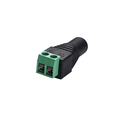 Mod. 3396-H/2. Borne a conector alimentación jack hembra 5.5x2.5mm