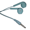 Mod. 3805-Z. Auricular digital estéreo con micrófono, azul