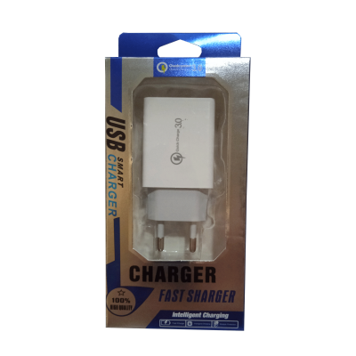 Mod. 3553-B. Cargador USB rápido QC3.0 para red