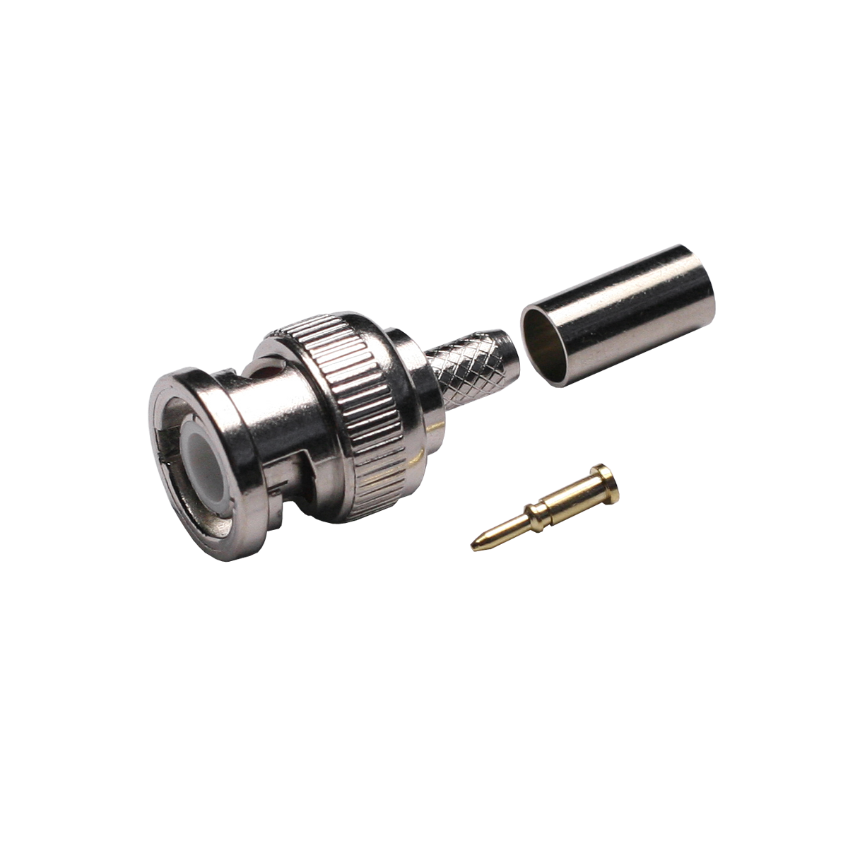Mod. 1403. Conector BNC macho RG58, casquillo suelto
