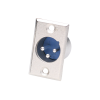 Mod. 1520. Conector canon macho 3c