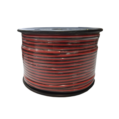 Mod. 1195. Cable audio bicolor rojo/negro