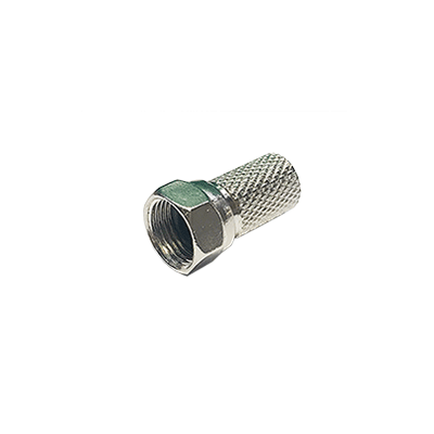 Mod. 1482G-A. Conector F macho para cable 7mm. Rosca ancha