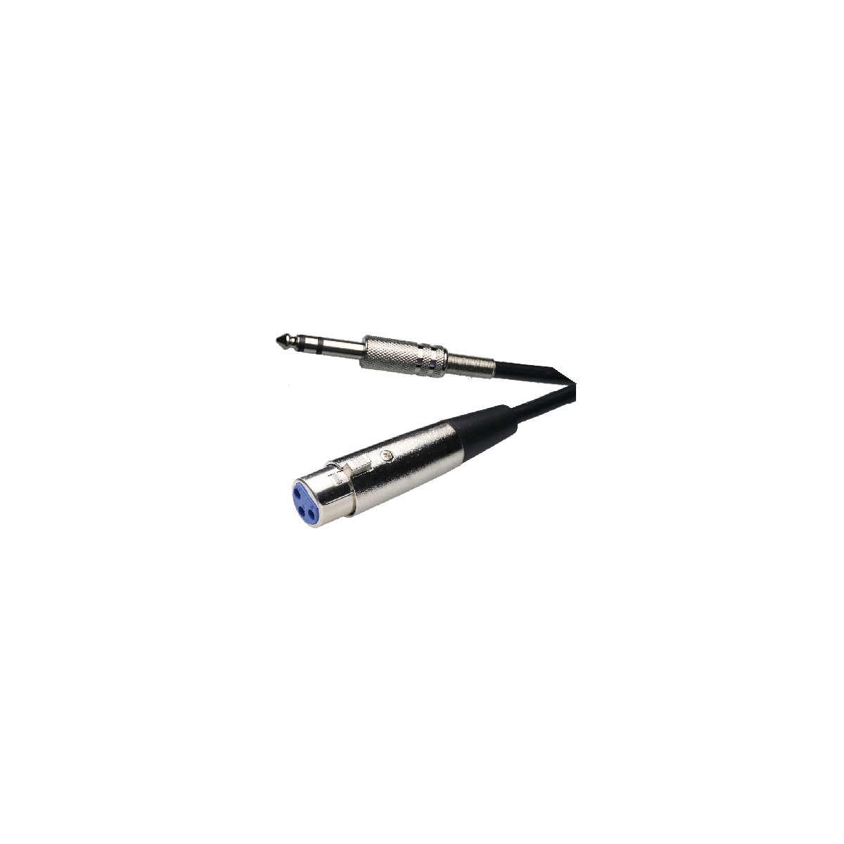 Mod. 1535-E/3. Conexión canon hembra 3c a jack macho 6.3mm. 3mt