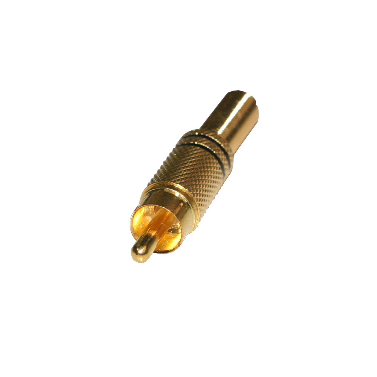 Mod. 109. Conector RCA macho metálico
