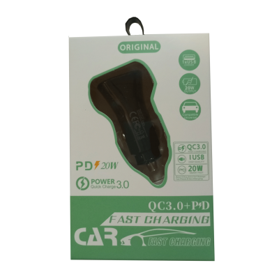 Mod. 3553-HN. Cargador rápido USB-C PD para mechero