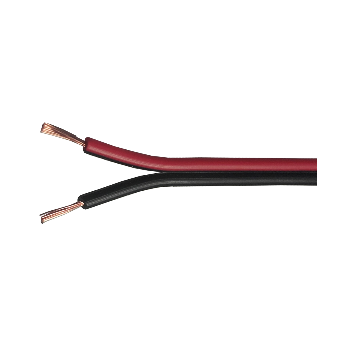 Mod. 1195. Cable audio bicolor rojo/negro Mod. 1195. Cable audio bicolor rojo/negro