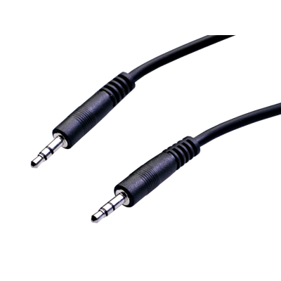 Mod. 1035/10. Conexión audio jack macho 3.5mm a macho 3.5mm. 10m.