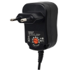 Mod. 3555-A. Alimentador regulable 3-12V 1500-1000mA