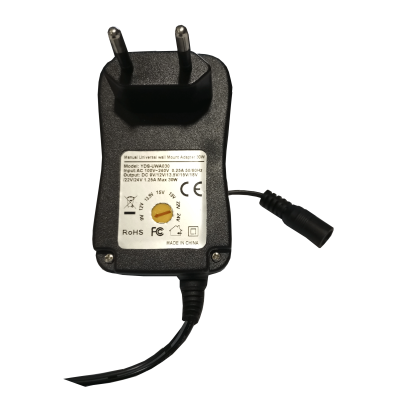 Mod. 3556-F. Alimentador regulable 9-24V 2800mA