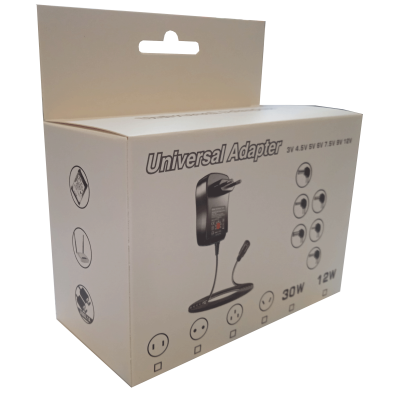 Mod. 3556-F. Alimentador regulable 9-24V 2800mA