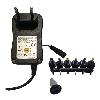 Mod. 3556-F. Alimentador regulable 9-24V 2800mA