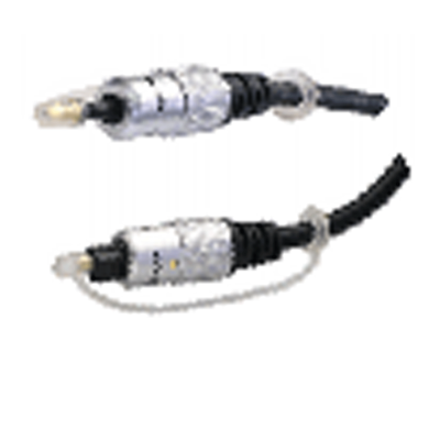 Mod. 6082-L. Conexión audio fibra óptica macho a jack macho 3.5mm