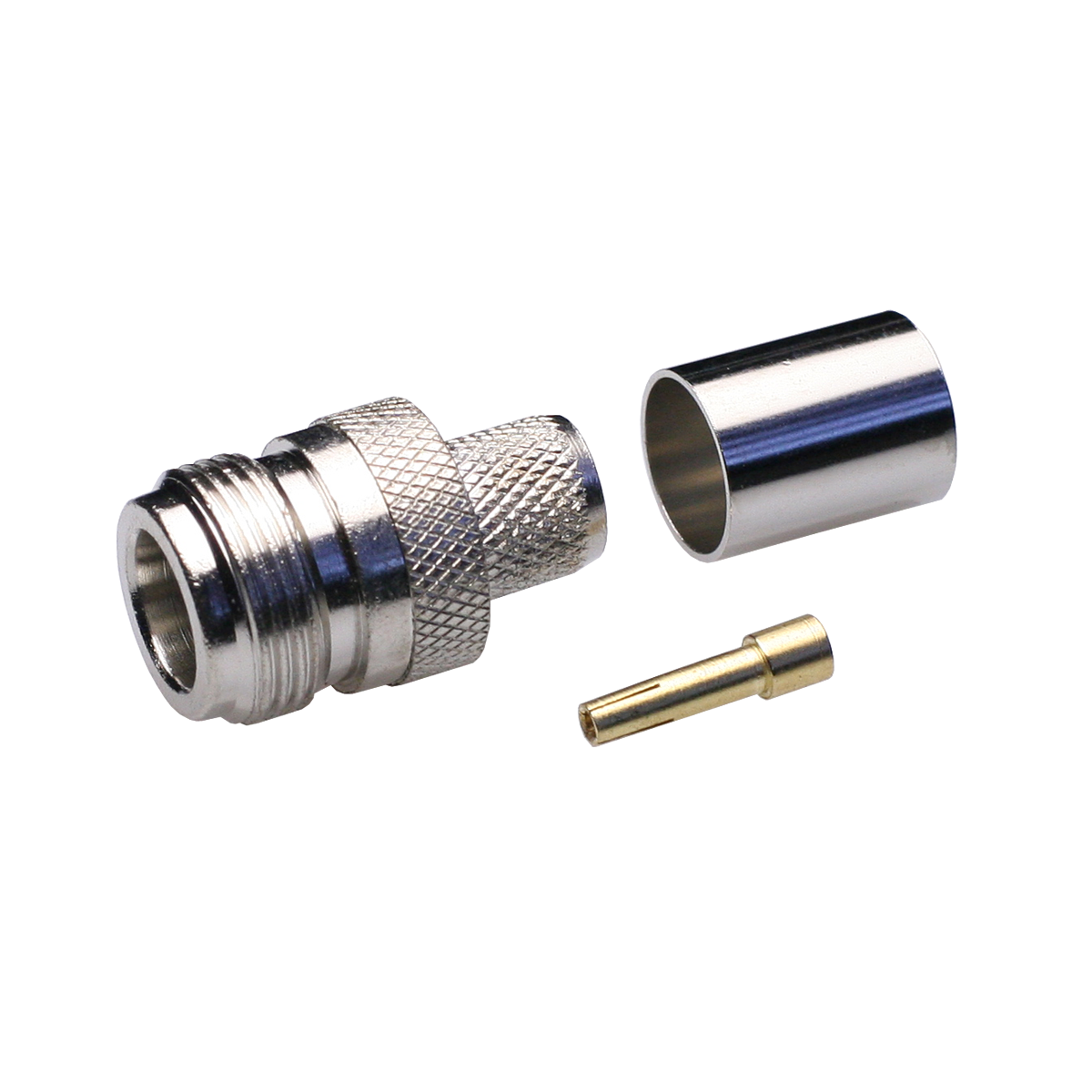 Mod. 1432. Conector N hembra RG213, RG11, RG8