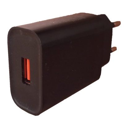Mod. 3553-BN. Cargador USB rápido QC3.0 para red