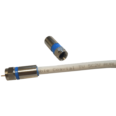 Mod. 1490-C. Conector F macho compresión RG6