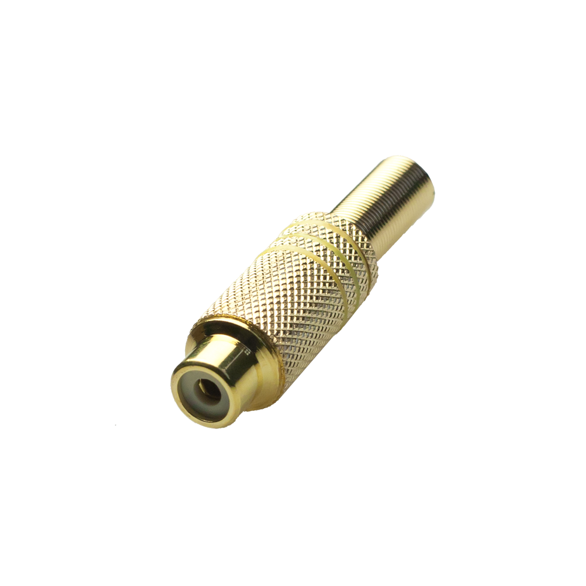 Mod. 113-H-A. Conector RCA hembra metálico