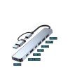 Mod. 1993/3. Hub USB/USBC macho a hembras USB/USBC