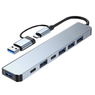 Mod. 1993/3. Hub USB/USBC macho a hembras USB/USBC