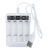 Mod. 3540-A/1. Cargador de baterías AA - AAA por USB con 2 pilas