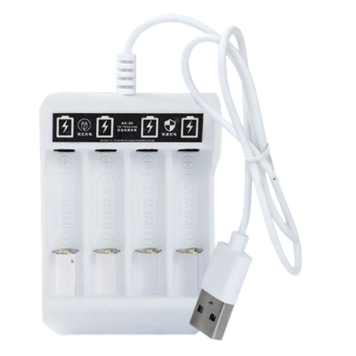 Mod. 3540-A/2. Cargador de baterías AA - AAA por USB con 2 pilas