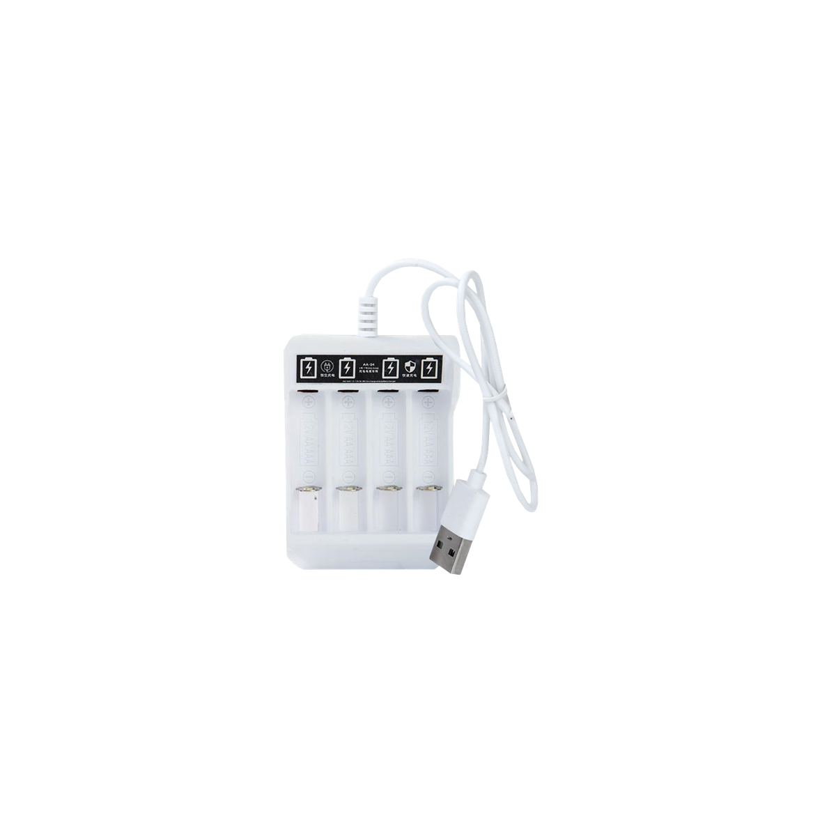 Mod. 3540-A/2. Cargador de baterías AA - AAA por USB con 2 pilas Mod. 3540-A/2. Cargador de baterías AA - AAA por USB con 2 pilas