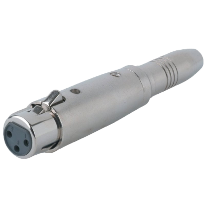 Mod. 1543. Adaptador canon hembra 3c a jack hembra 6.3mm