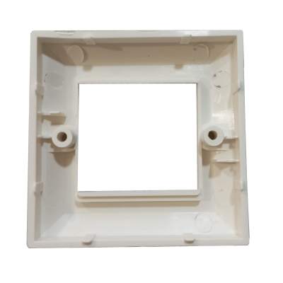 Mod. 1258. Marco 50x50mm para caja modular/USB/HDMI empotrar