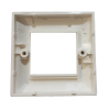 Mod. 1258. Marco 50x50mm para caja modular/USB/HDMI empotrar